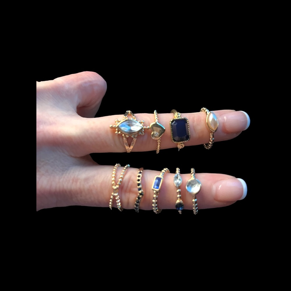 Rose Gold Stacking Rings